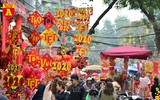 Rực rỡ sắc xuân ở chợ hoa Hàng Lược